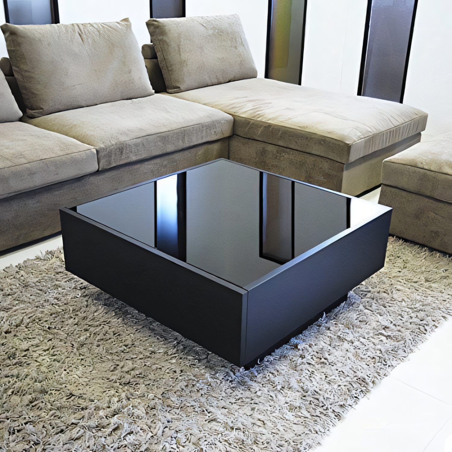 Table Unit | Black | 80 x 80 x 40 | TA16